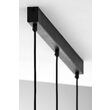 Lustra moderna neagra detalii sferice aurii 3xGU10/60W Alas 2004 Jupiter